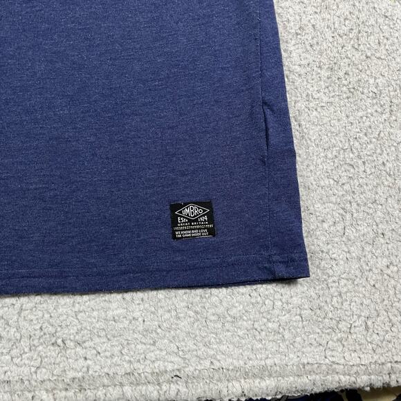 Team USA Shirt L Mens Short Sleeve Soccer Football Ringer Umbro - Picture 8 of 12